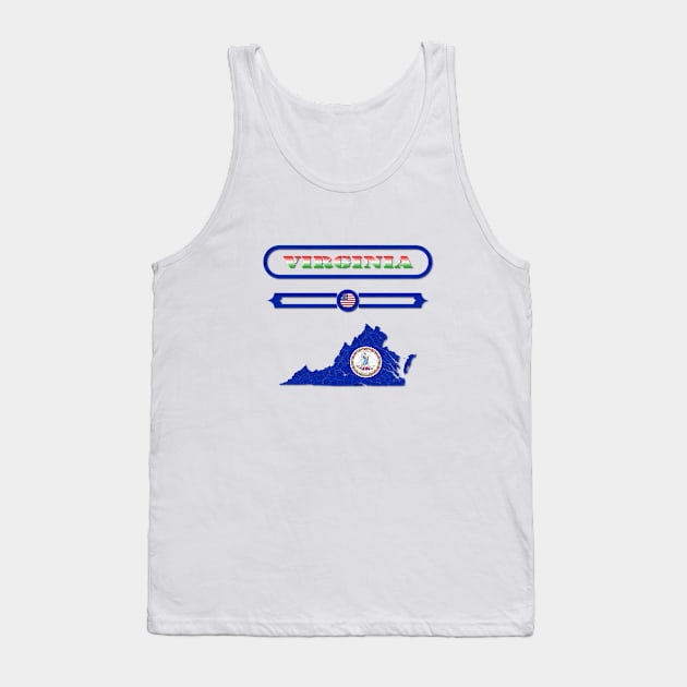 VIRGINIA STATE, UNITED STATES, USA. SAMER BRASIL Tank Top by Samer Brasil